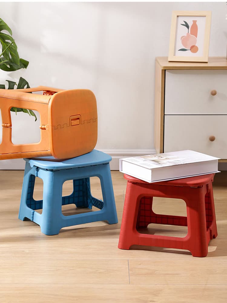 折りたたみ椅子 コンパクト収納踏み台椅子