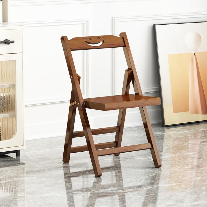 折りたたみ椅子 にこにこ木の折りたたみ椅子