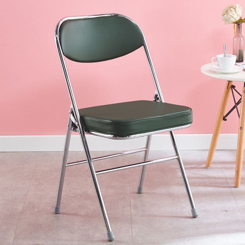 折りたたみ椅子 なめらかレザー調折りたたみチェア