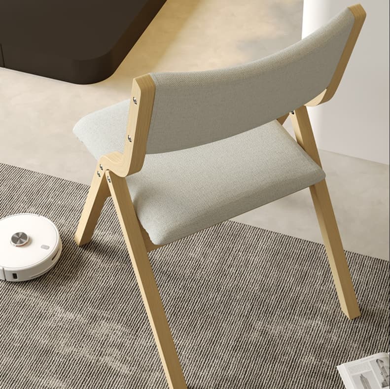 折りたたみ椅子 シンプル木製コンパクト折りたたみチェア