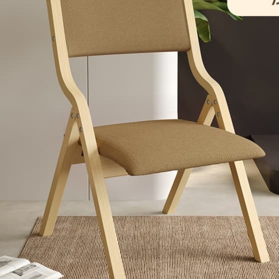 折りたたみ椅子 シンプル木製コンパクト折りたたみチェア