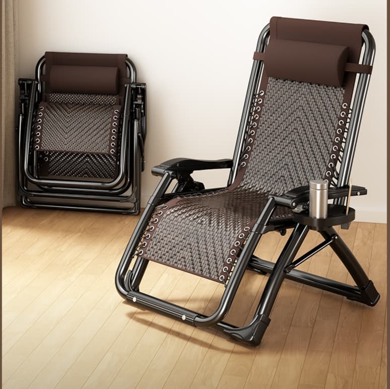 折りたたみ椅子なめらか快適リクライニング折りたたみ椅子