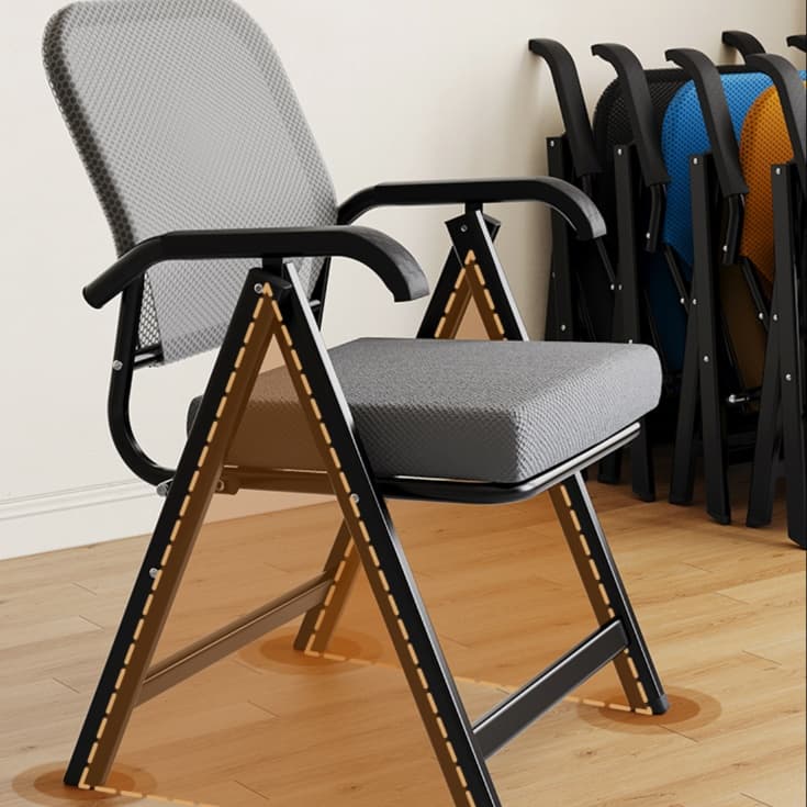 折りたたみ椅子 三角構造折りたたみ事務椅子