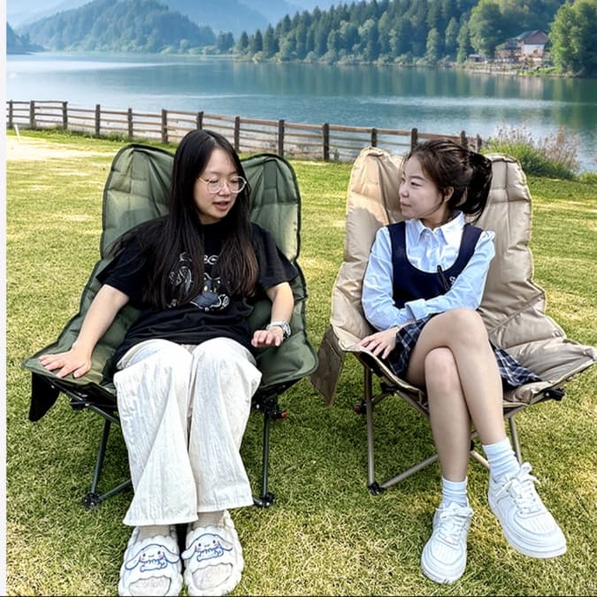 折りたたみ椅子 リラックスキャンプチェア 分区支援仕様