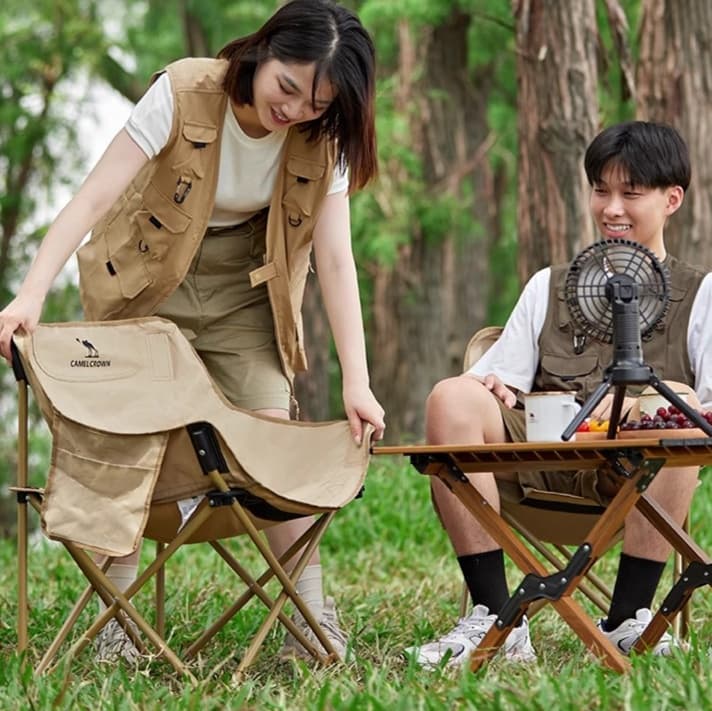 折りたたみ椅子 ラクラク組立 アウトドアチェア