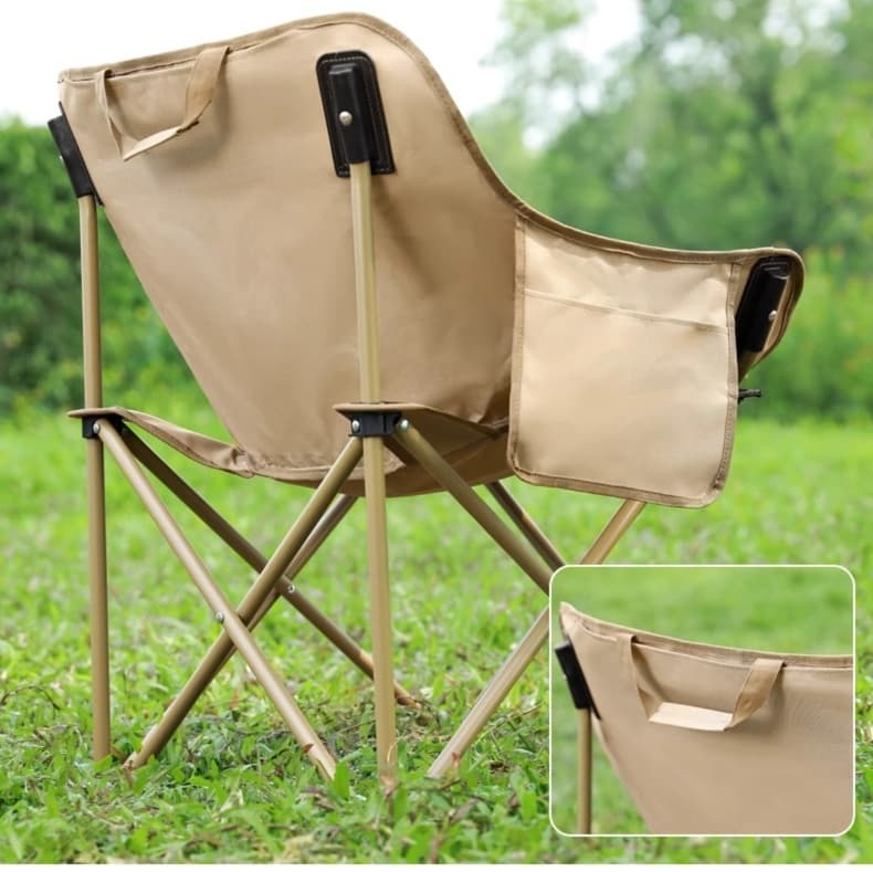 折りたたみ椅子 ラクラク組立 アウトドアチェア