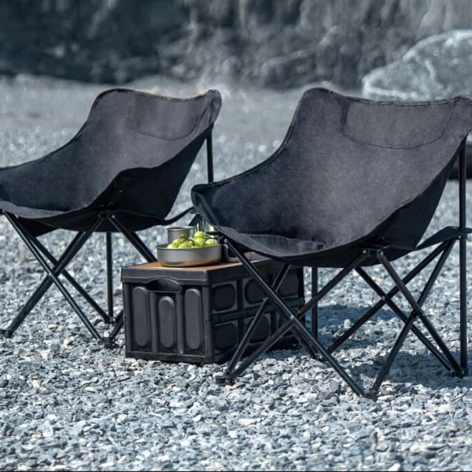 折りたたみ椅子 アウトドア用快適ローチェア