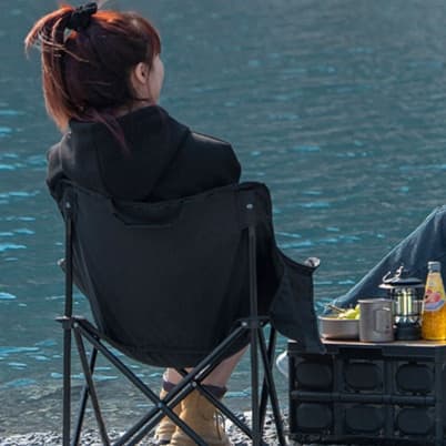 折りたたみ椅子 アウトドア用快適ローチェア