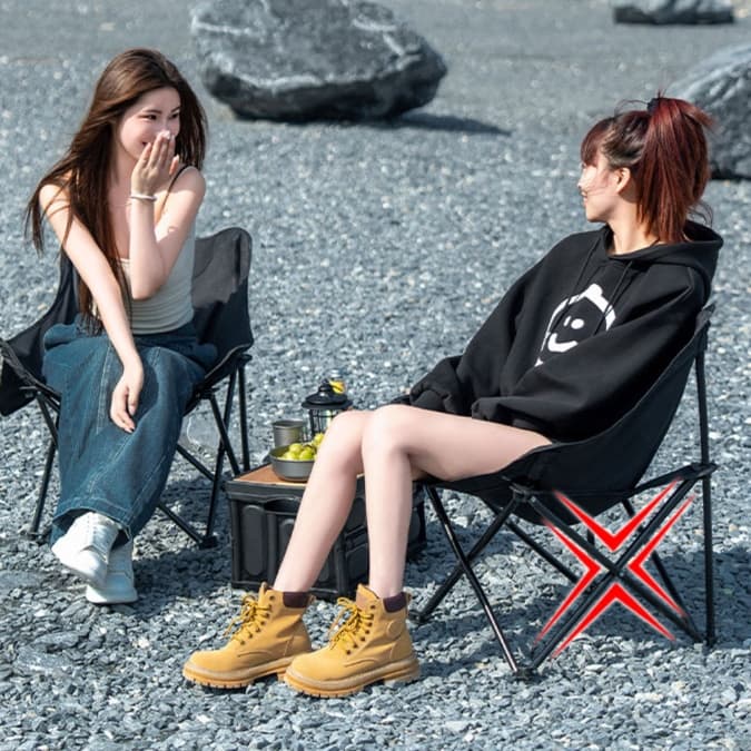 折りたたみ椅子 アウトドア用快適ローチェア