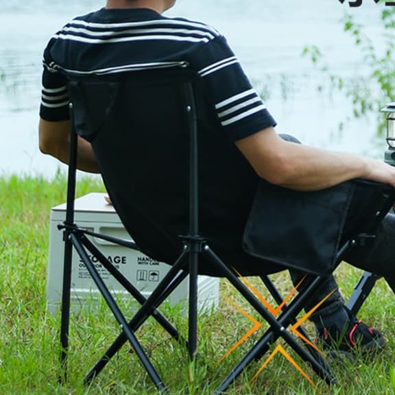 折りたたみ椅子 超軽量コンパクト 折りたたみ背もたれ付きチェア