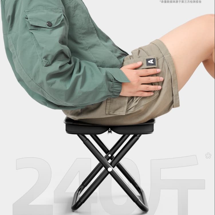 折りたたみ椅子 コンパクト収納 アウトドア用折りたたみスツール