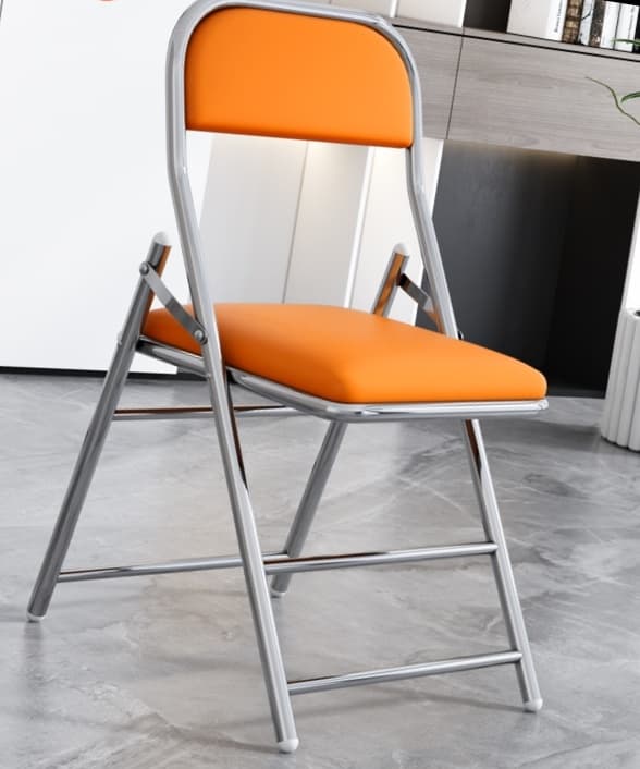 折りたたみ椅子 レザー 柔らか素材