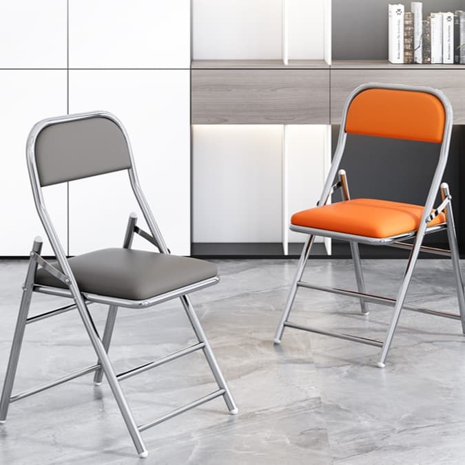 折りたたみ椅子 レザー 柔らか素材