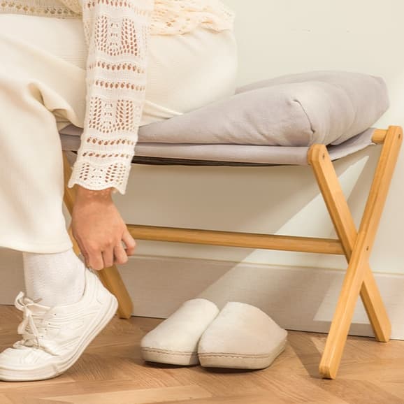 折りたたみ椅子 ファブリック張り 多機能折りたたみスツール