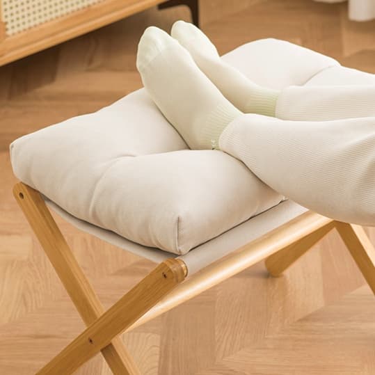 折りたたみ椅子 ファブリック張り 多機能折りたたみスツール