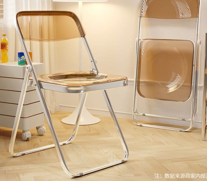 折りたたみ椅子 クリアスマート折りたたみチェア
