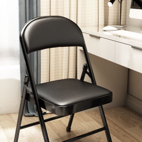 折りたたみ椅子 スマート快適クッション折りたたみ椅子 ファブリック張り