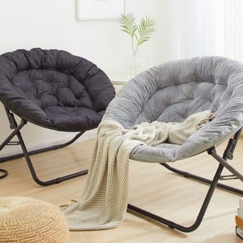 折りたたみ椅子 ふんわり丸座り折りたたみ椅子