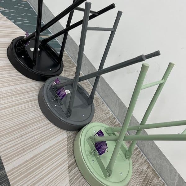 折りたたみ椅子 まるみ丸座クッション折りたたみスツール