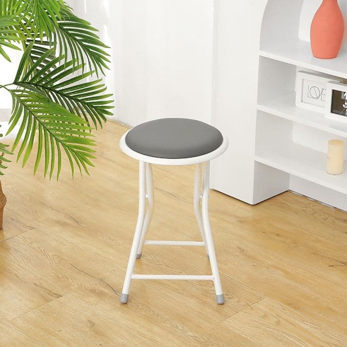 折りたたみ椅子 コンパクト丸型スツール