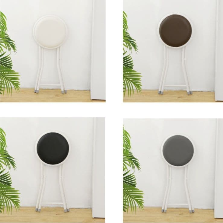 折りたたみ椅子 コンパクト丸型スツール