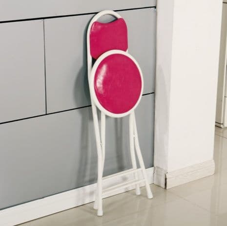 折りたたみ椅子 曲線美の軽量金属折りたたみ椅子