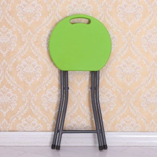 折りたたみ椅子 丸形コンパクト折りたたみスツール