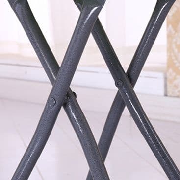 折りたたみ椅子 丸形コンパクト折りたたみスツール