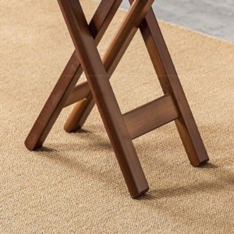 折りたたみ椅子 まあるい木の折りたたみ椅子