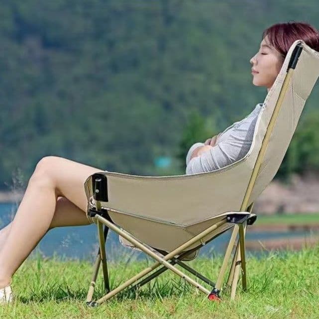 折りたたみ椅子 三段調節リラックス折りたたみ椅子