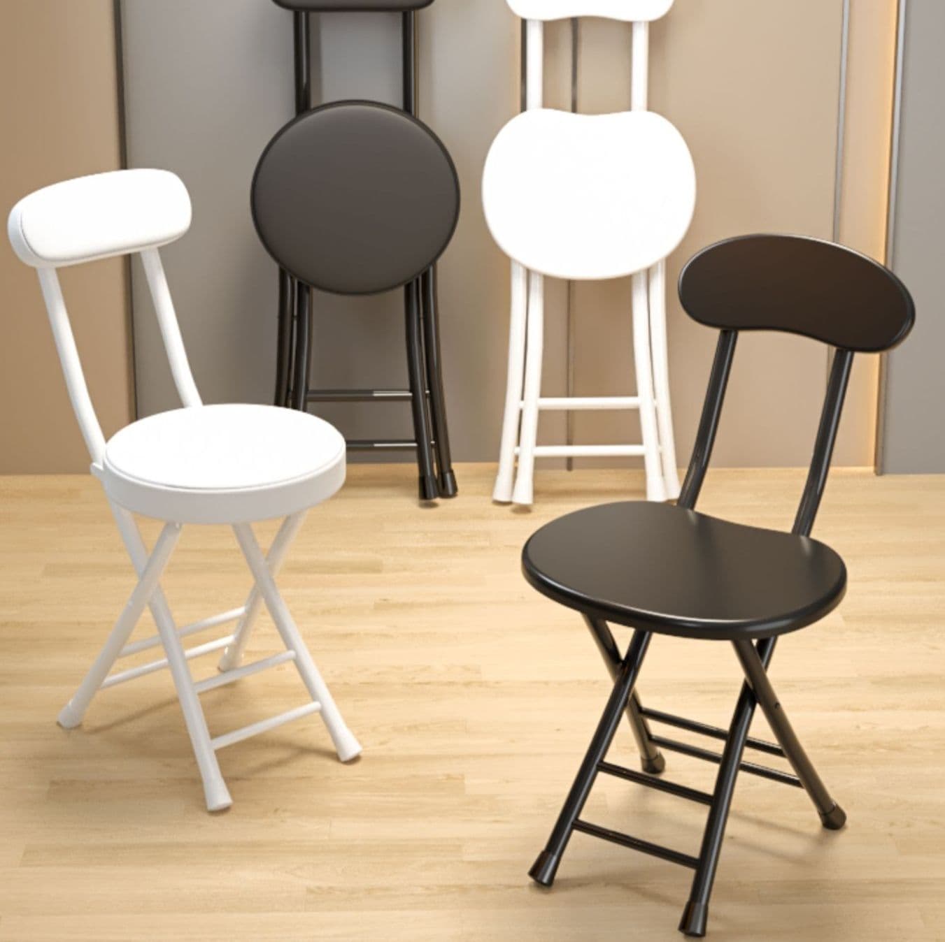 折りたたみ椅子 なごみ 木目折りたたみチェア