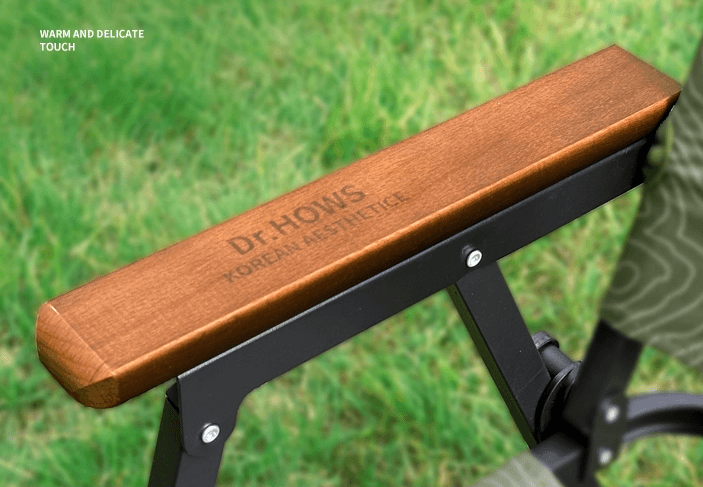 折りたたみ椅子 アームレスト付き 軽量 & コンパクトラウンジチェア 