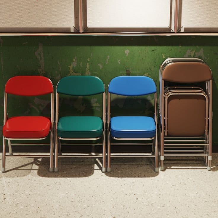 折りたたみ椅子 折りたたみ椅子 匠技座面折りたたみチェア