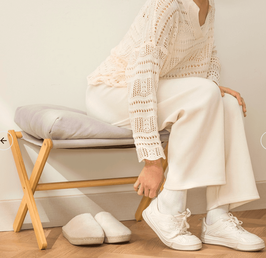 折りたたみ椅子 ファブリック張り 多機能折りたたみスツール