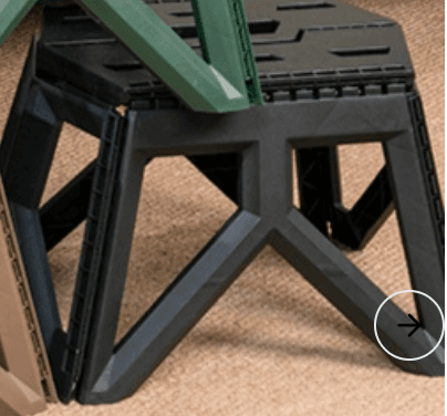 折りたたみ椅子 コンパクト収納 軽量折りたたみスツール