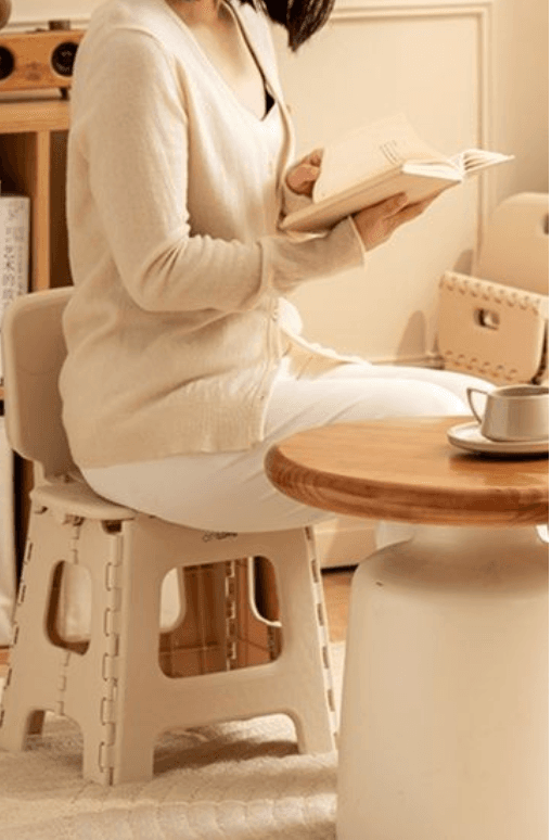 折りたたみ椅子 コンパクト収納ステップチェア