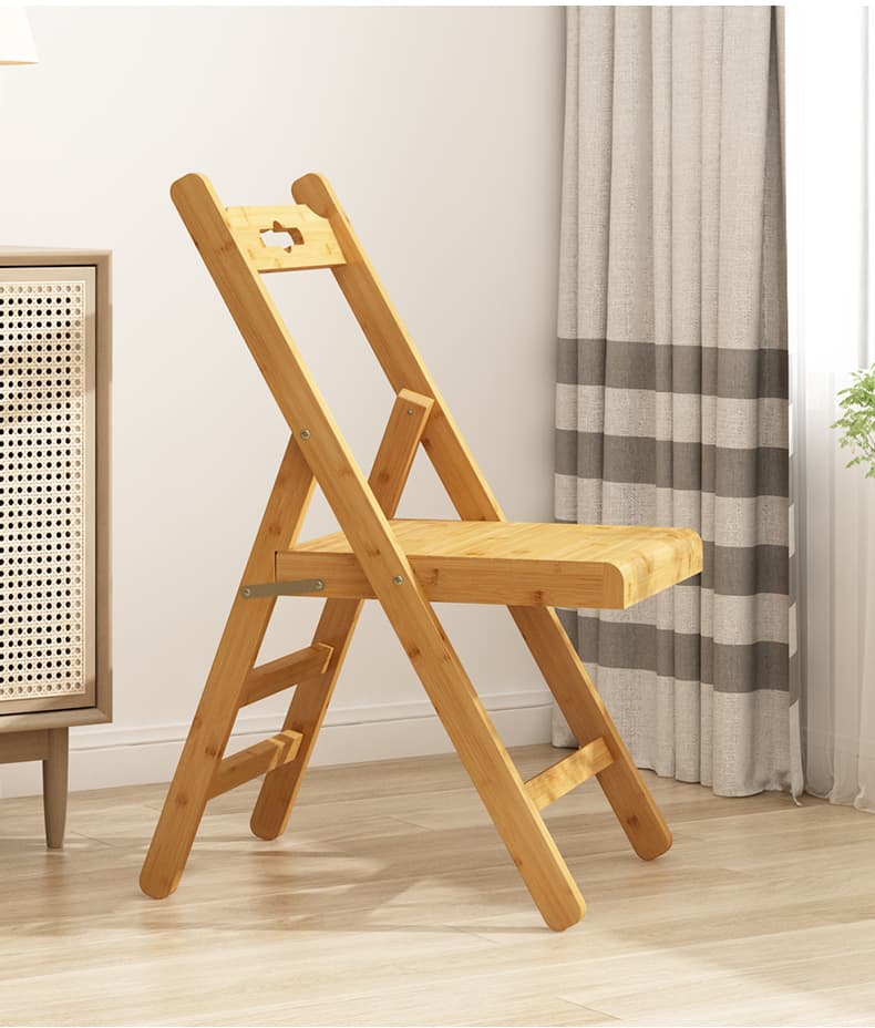 折りたたみ椅子天然木の優雅な折りたたみ椅子