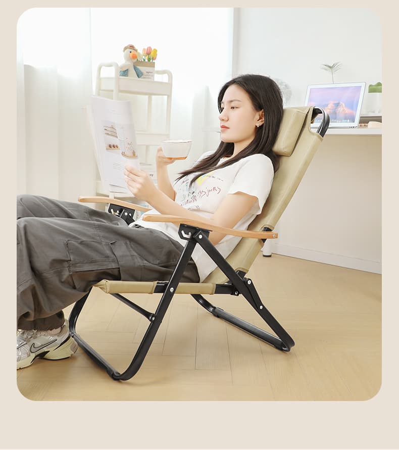 折りたたみ椅子 高級リラックス折りたたみチェア