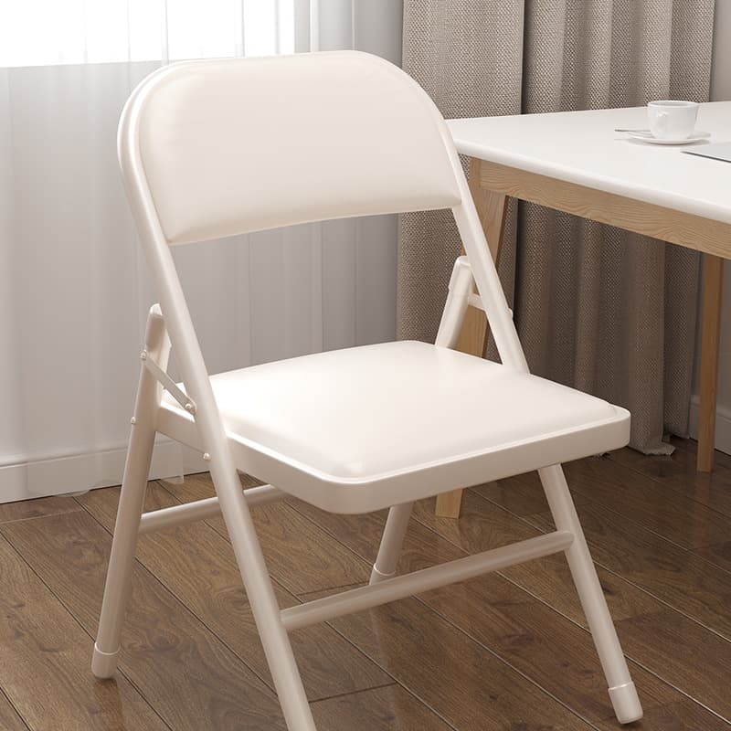 折りたたみ椅子 しなやかレザー折りたたみチェア