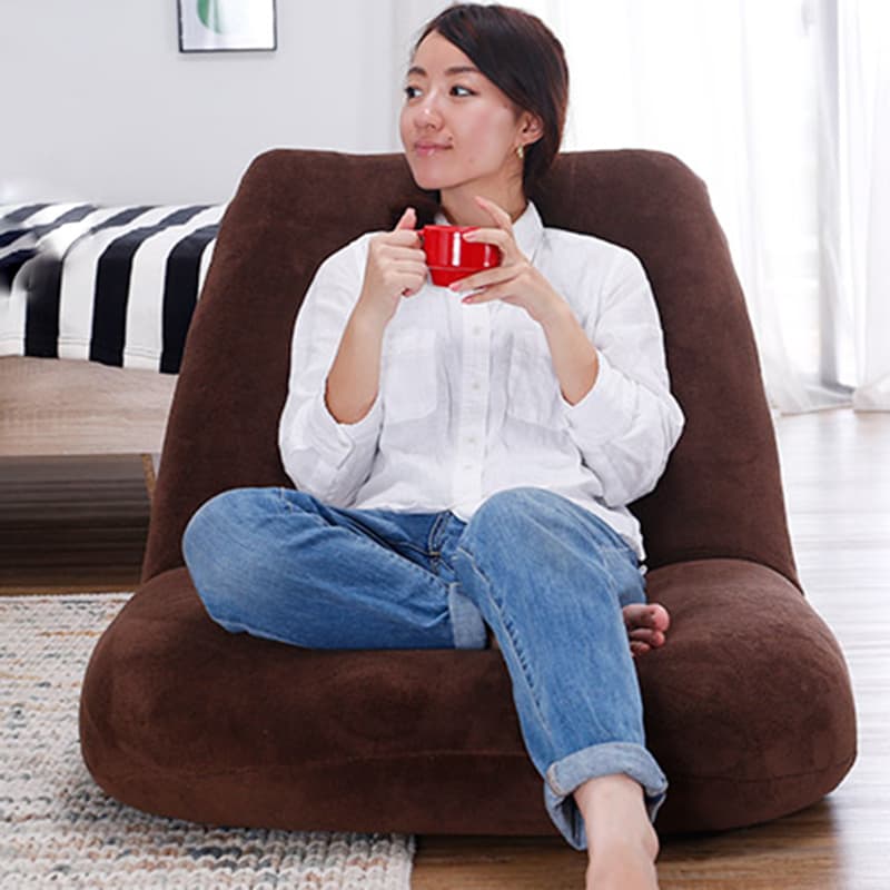 折りたたみ椅子 もこもこ座椅子リラックス