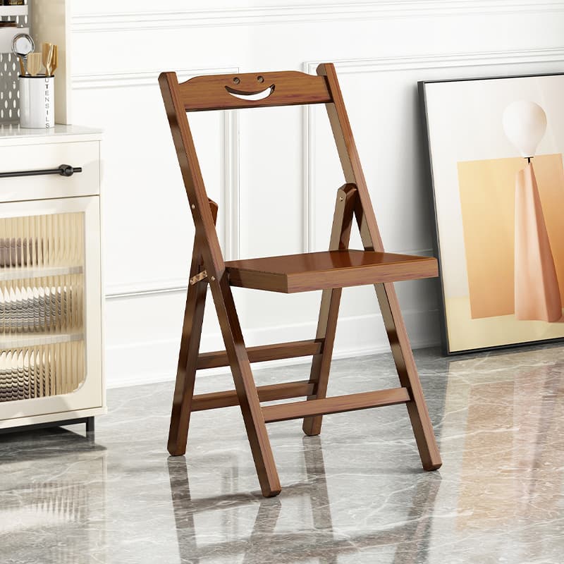 折りたたみ椅子 にこにこ木製折りたたみチェア