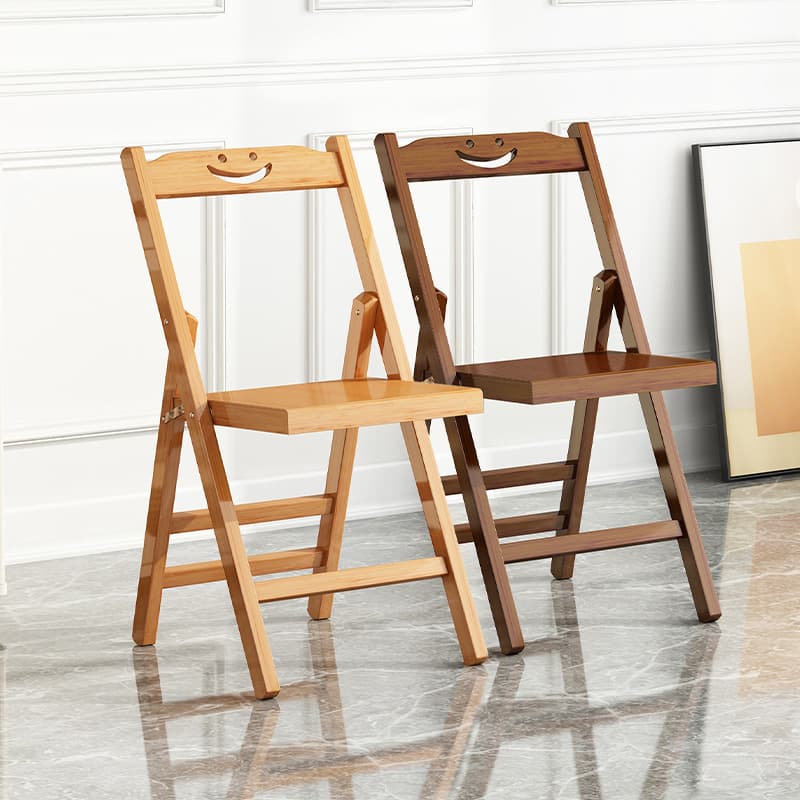 折りたたみ椅子 にこにこ木の折りたたみ椅子