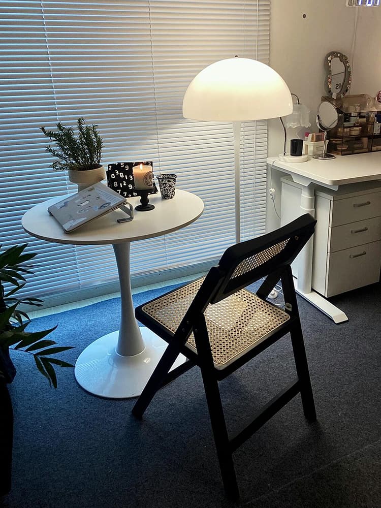 折りたたみ椅子 和風メッシュ折りたたみ椅子