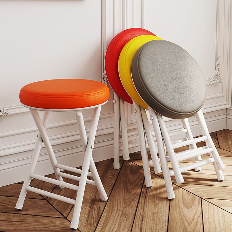 折りたたみ椅子 スマート収納折りたたみ丸椅子