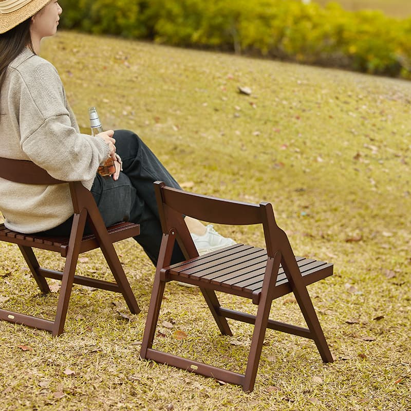 折りたたみ椅子和風デザイン 折りたたみ椅子 スリム収納