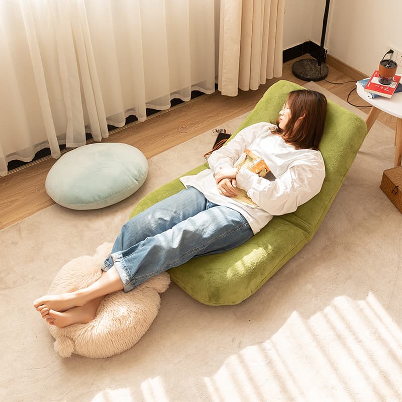 折りたたみ椅子 もこもこ座椅子リラックス