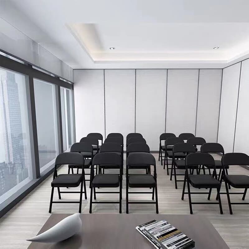 折りたたみ椅子 コンパクトレザー折りたたみチェア