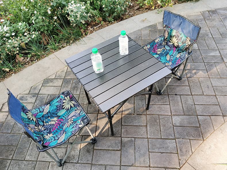 折りたたみ椅子 アウトドア軽量コンパクト折りたたみテーブル＆チェアセット