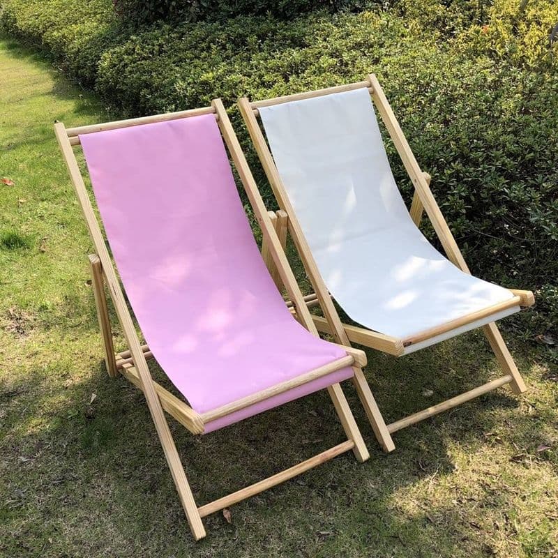 折りたたみ椅子 リゾート木製デッキチェア