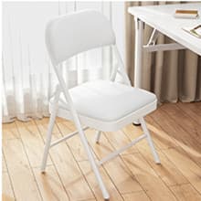 折りたたみ椅子 コンパクトレザー折りたたみチェア